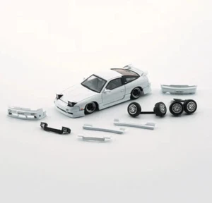 1/64 Die Cast Nissan 180SX PRS13 (LHD) Modellauto -weiß- 64B0304 - Bild 1 von 18