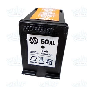 Genuine HP 60XL High Yield Black Ink F4440 F4200 D2660 F4275 F4280 C4798 C4780 - Picture 1 of 2