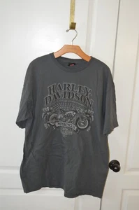 Vtg Harley-Davidson 2010 Artwork Sturgis, South Dakota Adult Size Large Dbl Side - Picture 1 of 12