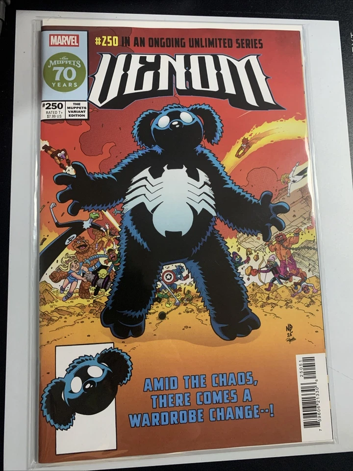Venom #250 Nick Bradshaw Muppets Cover (Marvel Comics December 2025)