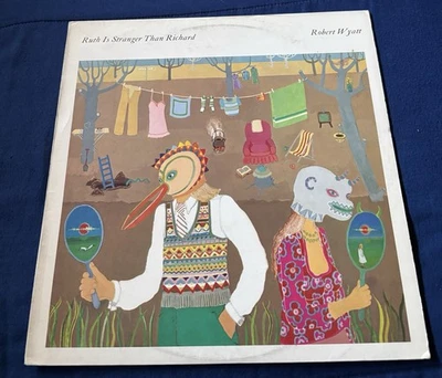 Robert Wyatt-Ruth Is Stranger Than Richard LP Virgin UK Roger Dean Design Labels - Imagem 1 de 4