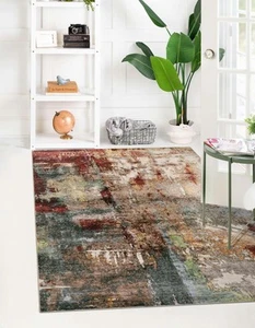 Modern Abstract 5x7 Area Rugs for Living Room, Washable Bedroom Rug Soft Non ... - Picture 1 of 8