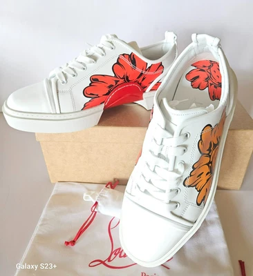 Christian Louboutin x Shun Sudo Adolon Junior Botón Flor HOMBRE Eur 45/US 12 Foto 1 de 4