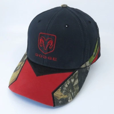 Gorra Dodge Ram negra roja camuflada ajustable con correa para exteriores Paramount Foto 1 de 4