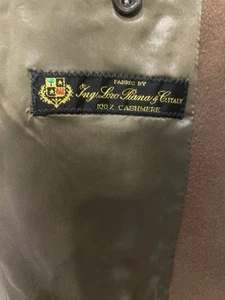 Chaqueta Blazer Hombre Hecha en Canadá Personalizada 100% Cachemira Loro Piana Talla 54 Marrón - Imagen 1 de 10