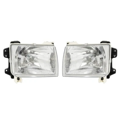 Par Conjunto de montaje de faros lado izquierdo y derecho para Nissan Frontier 1998-2001 Foto 1 de 4