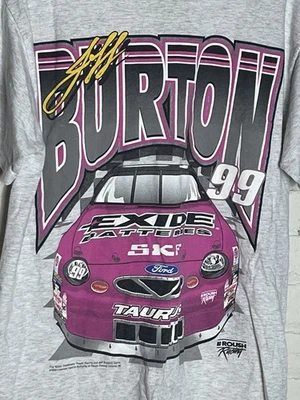 De colección Nascar Jeff Burton 99 Exide Gráfico Grande Enorme Back Hit Años 90 Foto 1 de 4