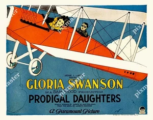 THE PRODIGAL DAUGHTERS 1923 RICHES AND WILD FUN LIFE 11 X 14 LOBBY TITLE CARD - Picture 1 of 1
