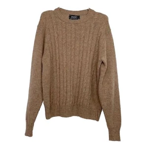 Vintage 80s Jantzen Wool Cable Knit Sweater Womens Medium Academia Capsule - Picture 1 of 8