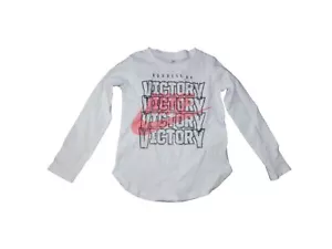 Nike Toddler Girls Long Sleeve Shirt White Victory Pink 3T NWT - Picture 1 of 2