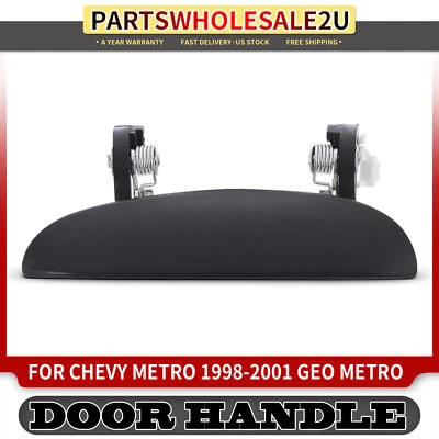 Nueva manija de puerta exterior negra con textura de conductor para Chevy Metro 98-01 Geo Metro Foto 1 de 4
