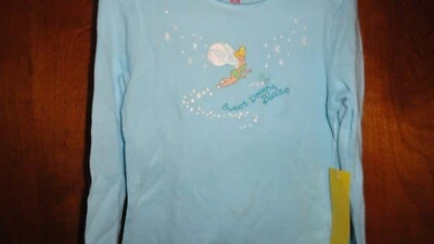 Juego de pijama azul Tinkerbell Sweet Dream Blaze talla 4 nuevo con etiquetas tienda Disney Foto 1 de 3