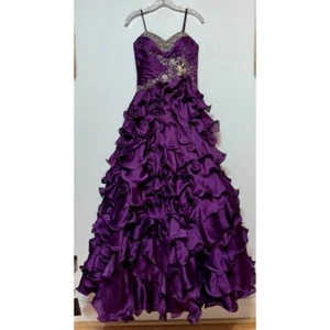 Vintage Y2K Era Mac Duggal Ball Gown - Size 6 - Romantic Dramatic Princess - Picture 1 of 7