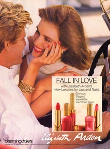 1988 Elizabeth Arden Jacki Adams maquillaje 1 página anuncio de revista - Imagen 1 de 1