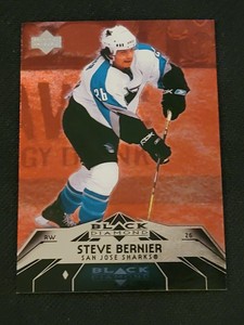 2007-08 UPPER DECK BLACK DIAMOND RUBY RED STEVE BERNIER #67 #'ed 70/100 