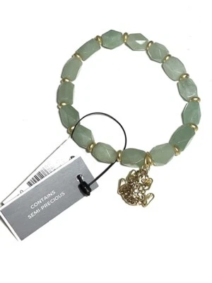 NUEVO CON ETIQUETAS Pulsera elástica Chico’s Frog Drop Off Bead/Precio de venta sugerido por el fabricante $35 Foto 1 de 3