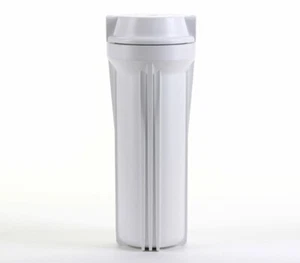 Weißes Umkehrosmose-Filtergehäuse 10""-1/4"" NPT flaches Oberteilgehäuse - Bild 1 von 3