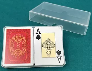 Discounted DA VINCI Persiano 100% Plastic Playing Cards, Poker Size Jumbo Index - Picture 1 of 2