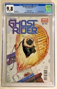 TODO NUEVO GHOST RIDER 2014 #1 VARIANTE DEL MUNDO CGC 9,8 CASI NUEVO/M COMO NUEVO 1ER ROBBIE REYES - Imagen 1 de 2