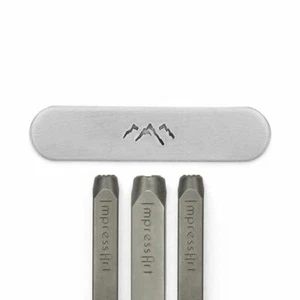 Paquete de Estampillas Firma de Montaña ImpressArt, Juego de 3 Piezas para Estampado a Mano - 6 mm, 9 mm - Imagen 1 de 3