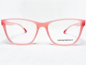 NEW Emporio Armani EA3090 5507 Womens Coral Square Eyeglasses Frames 54/16~140 - Picture 1 of 6