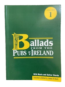 BALLADS FROM THE PUBS OF IRELAND VOL 1 MUSIC BOOK WORDS MUSIC Guitar CHORDS RARE - Picture 1 of 7