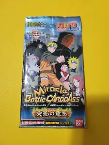 Bandai Japanese Naruto Miracle Battle Carddass Booster Pack Nr02 - Picture 1 of 2