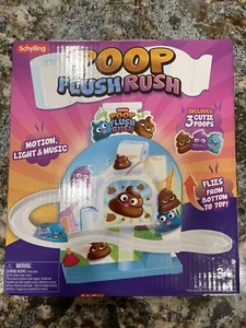 Poop Flush Rush Game By Schylling. New Unopened In Original Box. Light And Music - Picture 1 of 4