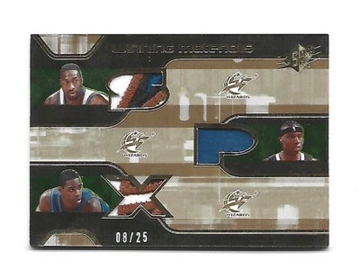 2007-08 Upper Deck SPx Arenas, Butler, Jamison Winning Materials Patch /25 Gold - Image 1 of 2