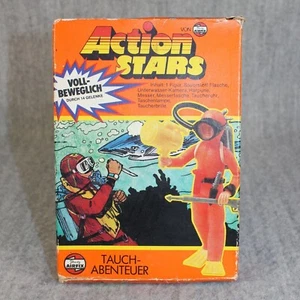 PLASTY AIRFIX Action Stars Vintage Underwater Diver Boxed Figure Boxed 1970s - Bild 1 von 14
