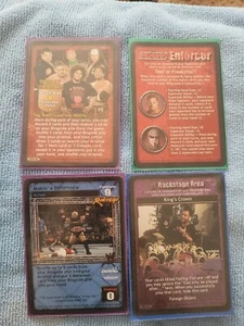 WWE RAW DEAL CCG Assorted Superstar Card Set Sale. 2 Reg Cards 2 Reverse Foils. - Picture 1 of 7
