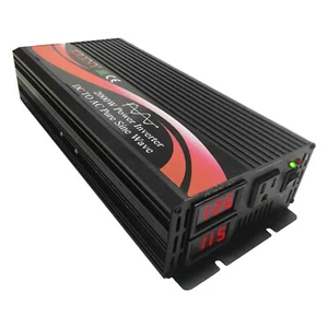 Power Inverter Pure Sine Wave 1000W 1500W 2000W 12V 24V 48V DC to 120V AC 60HZ - Picture 1 of 15