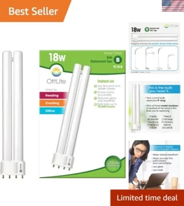 18W Color Corrective Light Bulb – Optimal Brightness for Crafting & Reading - Picture 1 of 8