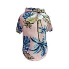 Pet Printed Clothes Floral Beach Shirt Puppy Costume Dog Coat Pets Outfit Summer