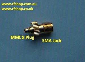 Adapter, SMA Jack to MMCX Plug , CH-AJ-MMCXP - Picture 1 of 1