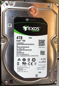 st4000nm0025 Seagate Exos 4TB 3.5" SAS 7.2K Hard Drive HDD - Picture 1 of 1
