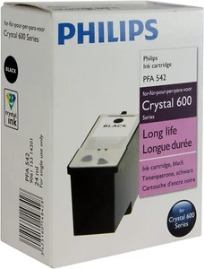 NEW GENUINE ORIGINAL PHILIPS 42 PFA542 BLACK INK CARTRIDGE 600 650 660 665 680 - Picture 1 of 1