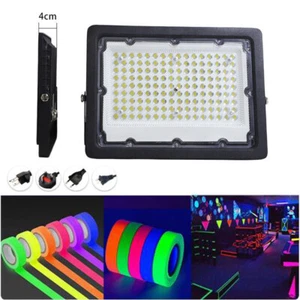 LED UV Blacklight 30W-200W Waterproof Stage Ultravilet Lamp for Glow Party Dance - Picture 1 of 26