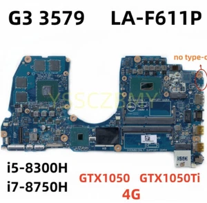 For DELL G3 3579 Laptop Motherboard With i5-8300H i7-8750H CPU GTX1050 GPU - Picture 1 of 4