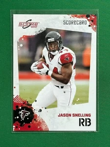 2010 Score Football Jason Snelling #11 Scorecard /499 - Picture 1 of 2