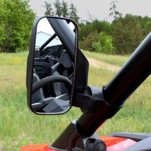 1.75" - 2" Breakaway Rear View Side Mirror For Polaris Ranger RZR Yamaha Rhino - Bild 1 von 16