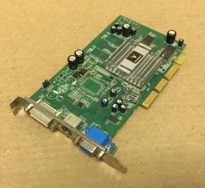 VisionTek ATI Radeon 9200SE 128MB DDR AGP Video Card With VGA, TV OUT , DVI - Picture 1 of 3