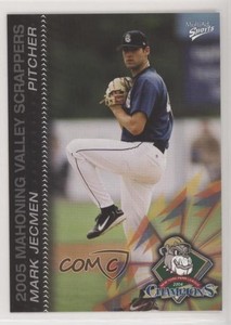 2005 MultiAd Sports Mahoning Valley Scrappers Mark Jecmen #17