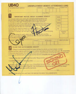 UB40 (Band) Ali Campbell Astro Signed Photo 100% Genuine in Person Hologram COA 