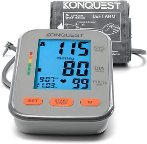 Konquest KBP-2704A Monitor automatico pressione sanguigna braccio superiore - Polsino regolabile - Foto 1 di 8