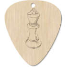 7 x 'King Chess Piece' Guitar Picks / Pendants (GP00023339)