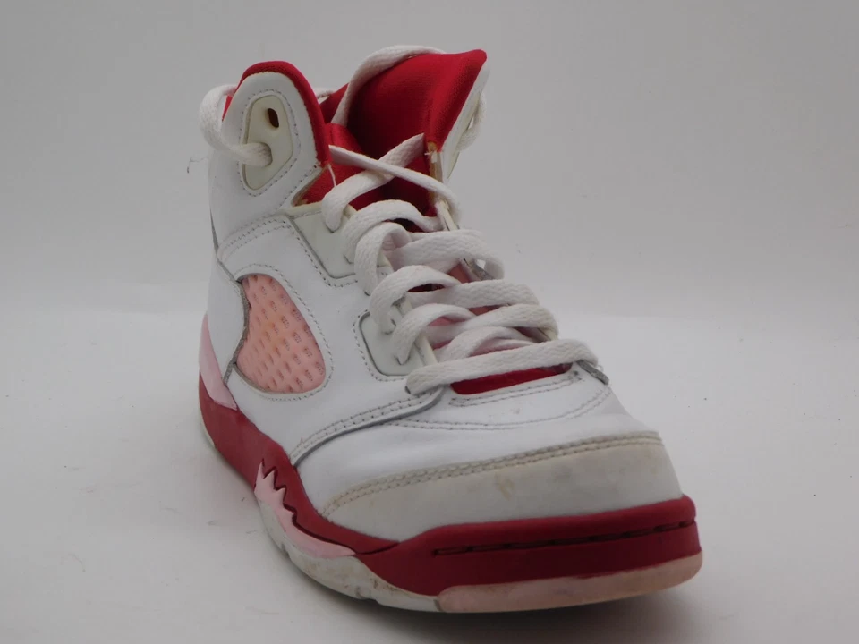 Nike Air Jordan 5 Rosa Espuma Calzado Juvenil Cuero Baloncesto Tenis Talla 2Y Foto 1 de 1