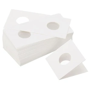 2x2" Cardboard Coins Holders, 450 Pcs Coin Flips Cardboard Coin Holder Flips ... - Picture 1 of 7