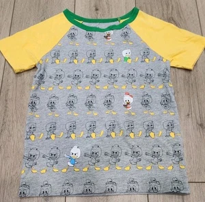 Disney Duck Tales Huey Dewey Louie All Over Print Shirt Kids Medium 7/8 - Picture 1 of 5