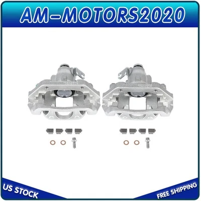 Pinzas de freno traseras izquierda derecha para Ford Flex 2009 09-11 Lincoln MKS con soporte Foto 1 de 4